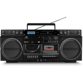 Medion Radio/CD-Player LIFE P66538 Retro-Boombox Schwarz - FRI-GX47-001R9Z