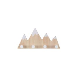 relaxdays Kindergarderobe x , Weiss/Braun - FRI-GX47-001JED