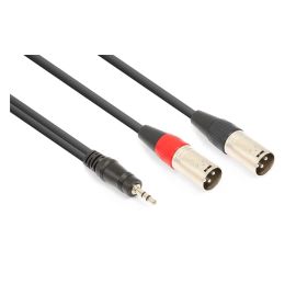 Vonyx CX322-1 XLR 3 Pole, male - 3.5 mm Klinke 1.5 m - FRI-GX47-003G16