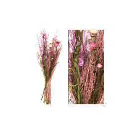 CHALET Trockenblumen Mix 1 Stück, Rosa - FRI-GX47-0051YC