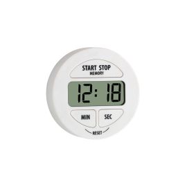 TFA Dostmann Timer Digital mit Stoppuhr, Weiss - FRI-GX47-000EKR