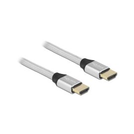 Delock Kabel 8K 60Hz HDMI - HDMI, 3 m, Silber - FRI-GX47-0028SK