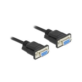 Delock Anschlusskabel Nullmodem RS-232 DB9, (f-f) 2 m - FRI-GX47-002WC2