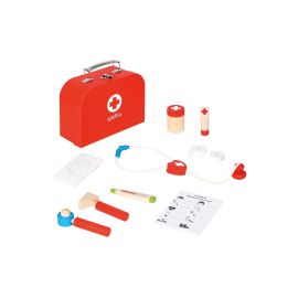 Spielba Holzspielwaren Arztkoffer mit Instrumenten - FRI-GX47-002C2J