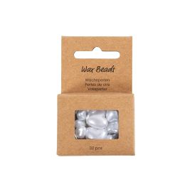 Creativ Company Perlen-Set Wachsperlen Weiss, 7-14 mm - FRI-GX47-002CG6