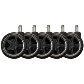 LC-Power Rollen LC-CASTERS-DRIFT 5er Set Chrom - FRI-GX47-0054HC