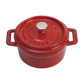 Staub Bräter Mini Cocotte 10 cm, Kirschrot, 0.25 l - FRI-GX47-001N9M