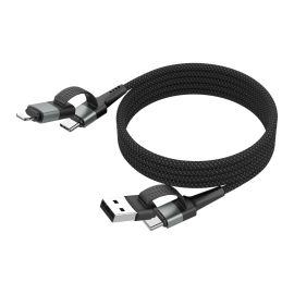 Ansmann Magnetisches Kabel USB-A oder USB-C auf USB-C 120 cm - FRI-GX47-004AX9