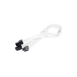 SilverStone Stromverlängerungskabel 8Pin - 4+4Pin EPS Weiss - FRI-GX47-002J02