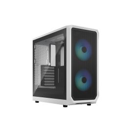 Fractal Design PC-Gehäuse Focus 2 RGB TG Clear Tint Weiss - FRI-GX47-000274