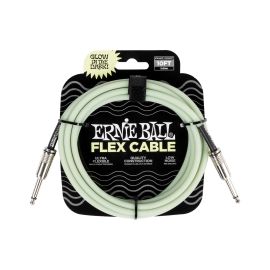 Ernie Ball Instrumentenkabel Flex 6436 3.04 m, Glow in the Dark - FRI-GX47-0024BT