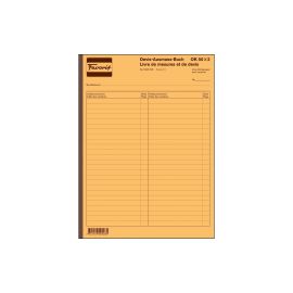 Favorit Durchschreibeblock 220 x 297 mm Devis-Ausmassbuch, kariert - FRI-GX47-001TKV