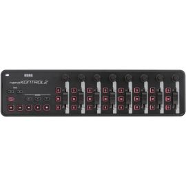 Korg Fader-Controller nanoKONTROL 2 – 8 Fader, Schwarz - FRI-GX47-004A1X