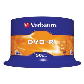 Verbatim DVD-R 4.7 GB, Spindel (50 Stück) (43548) - FRI-GX47-00436H