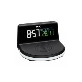 TFA Dostmann Digitalwecker Charge-it-Wireless Schwarz - FRI-GX47-003TG0