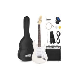 MAX E-Gitarre GigKit Weiss - FRI-GX47-00266S