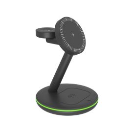 ICY BOX 3in1 Wireless Charging Stand (309998) - FRI-HN64-000HFZ