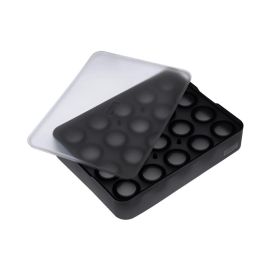 Lurch Eiswürfelform kleine Kugeln Schwarz / Transparent, Ø 3 cm - FRI-GX47-003A21