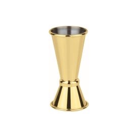 Paderno Cocktail-Doppelmass 40/20 ml, Gold (41604G01) - FRI-GX47-0001FS