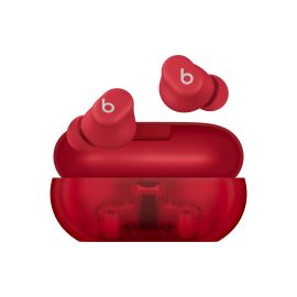 Apple Beats True Wireless In-Ear-Kopfhörer Solo Buds Transparent Red - FRI-GX47-004JYT