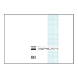 Favorit Notizblock 42 x 29.7 cm, 50 Blatt, Weiss/Blau - FRI-GX47-002BDE