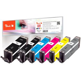 Peach Tinte für Canon PGI-550/CLI-551,Multi-6-Pack C, M, Y, BK - FRI-GX47-005FEB
