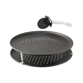 Zenker Pizzablech Special – Countries Ø 32 cm, 3-teilig - FRI-GX47-004JHV