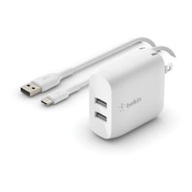 Belkin USB-Wandladegerät Boost Charge 2-Port USB-A 24W + USB-C - FRI-GX47-000R99
