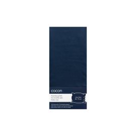 COCON Kopfkissenbezug Satin 50 x 70 cm, Marineblau, 2 Stück - FRI-GX47-0017VY