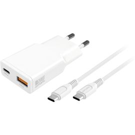 4smarts USB-Wandladegerät PDPlug Slim Duos Weiss - FRI-GX47-000TBJ