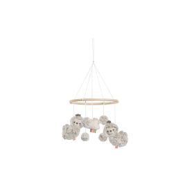 fehn Holz-Mobile Faultier Beige/Grau - FRI-GX47-000CVW