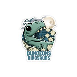 Glass Staff Dungeons and Dinosaurs Sticker Mehrfarbig - FRI-GX47-00493C