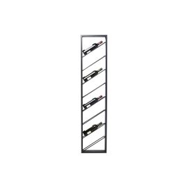 Kare Weinregal Bistro Uno 36 x 160 cm, Schwarz - FRI-GX47-004X9S
