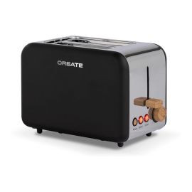 Create Toaster Retro Schwarz - FRI-GX47-002P1Z