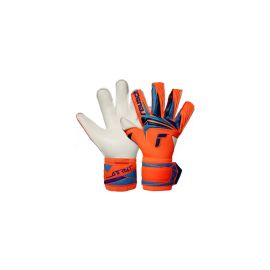 reusch Attrakt Gold X Evolution Grösse: 10.5, Shocking Orange/Blau - FRI-GX47-004KC3