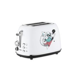 Trisa Toaster Street Art Weiss - FRI-GX47-0041TW