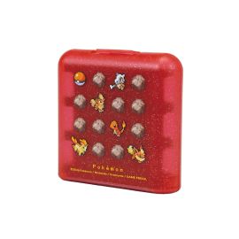 Hori Game Card Case Protective Cover 24 - pixel red [NSW2/NSW] - FRI-GX47-0077WH