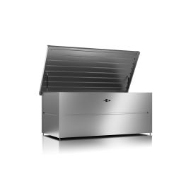 Colibri Gartenbox M mit Schloss, 165 x 85 x 73 cm, Silber - FRI-GX47-0051E0