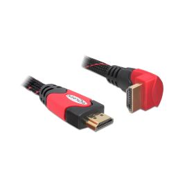 Delock Kabel gewinkelt unten HDMI - HDMI, 5 m, Rot - FRI-GX47-0043Y6