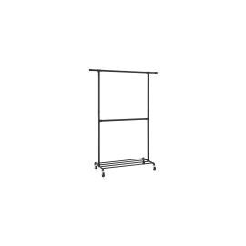 Songmics Garderobenständer 130 x 49 x 198 cm Schwarz - FRI-GX47-0000B5