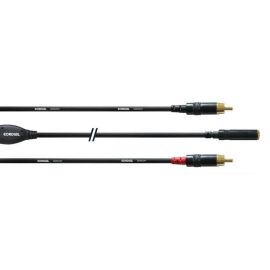 Cordial Audio-Kabel CFY 0.3 YCC 3.5 mm Klinke - Cinch 0.3 m - FRI-GX47-006S7E