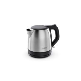Tefal Wasserkocher Subito Mini 1 l, Schwarz/Silber - FRI-GX47-0050J3