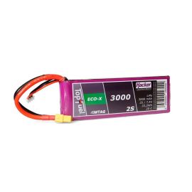 Hacker RC-Akku LiPo 3000 mAh 7.4 V 20C TopFuel ECO-X MTAG - FRI-GX47-001QVP