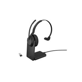 Jabra Headset Evolve2 55 Mono UC, USB-A, inkl. Ladestation - FRI-GX47-000T4E