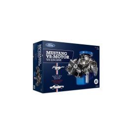 Franzis Bausatz Ford Mustang V8 Motor 1:4, Deutsch/Englisch - FRI-GX47-005NRJ