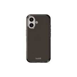Holdit Back Cover Seethru iPhone 16 Schwarz - FRI-GX47-003K4K