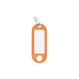 WEDO Schlüsselanhänger 18 mm mit Ring, Orange, 100 Stück - FRI-GX47-0036NK