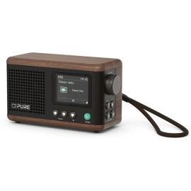 Pure DAB+ Radio Classic Mini Schwarz/Walnuss - FRI-GX47-003M18