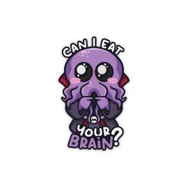 Glass Staff Eat Your Brain Sticker Mehrfarbig - FRI-GX47-001VSM