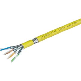 Wirewin Verlegekabel VKW SFTP K7A L3 Cat 7A, S/FTP, 500 m, Gelb - FRI-GX47-003ADT